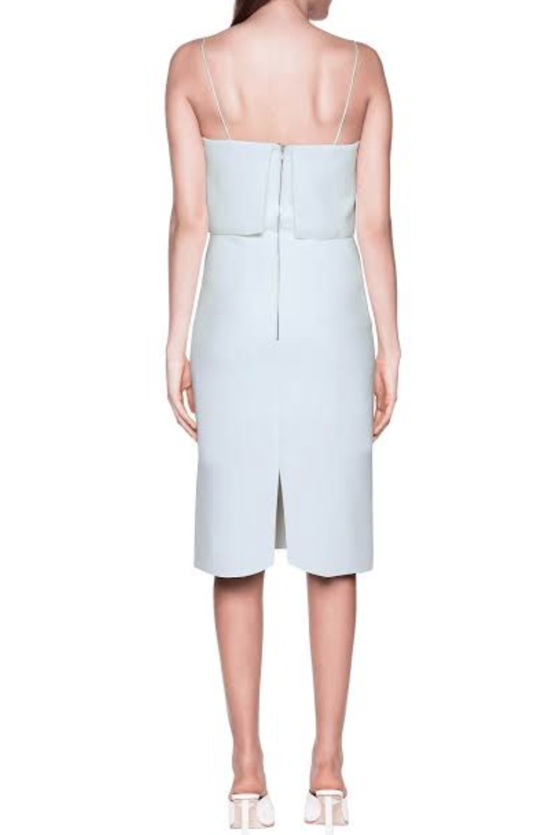 Dion Lee Blue Column Midi Dress Size 8  for rent on The Volte - main image