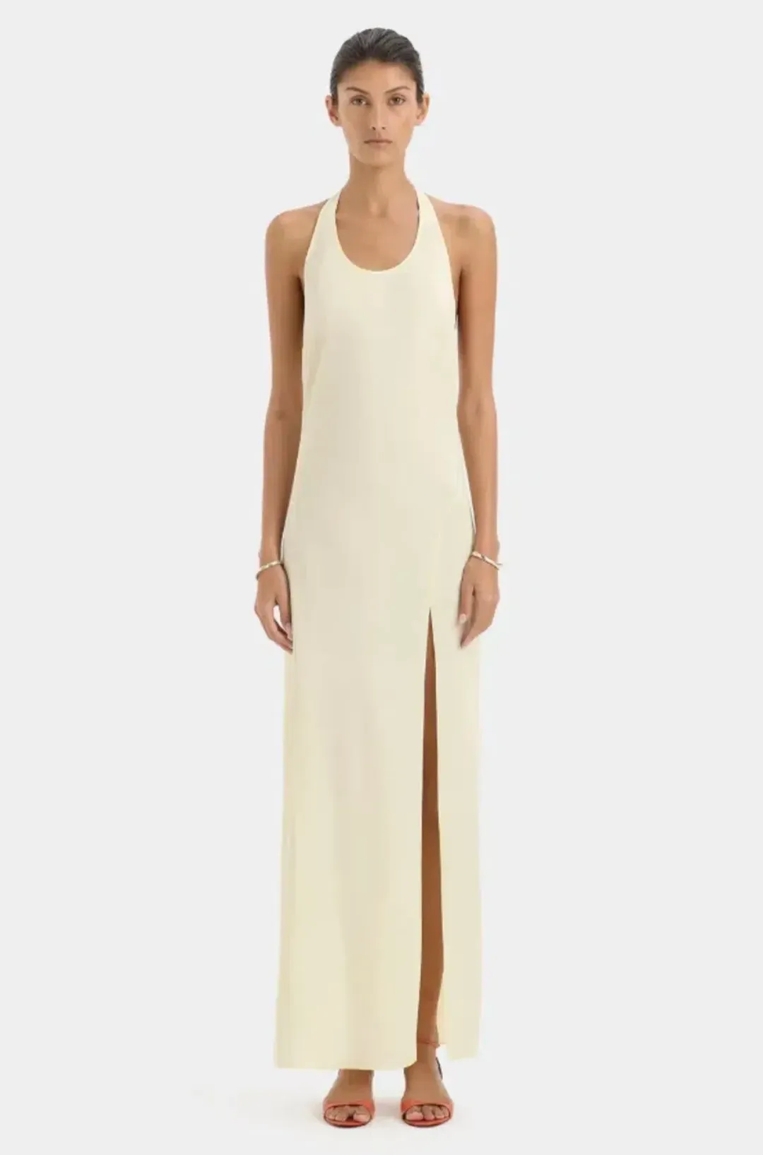 Sir the Label Strobe Gown Butter Size 3 (12) for rent on The Volte - main image