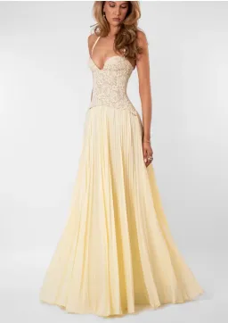 GAIA DRESS | BUTTER - SIZE 8 for rent on The Volte - image 2