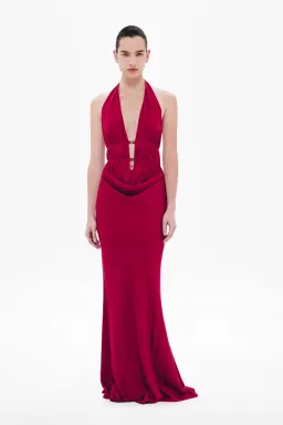 Misha CELINE SATIN DRESS for rent on The Volte - image 1