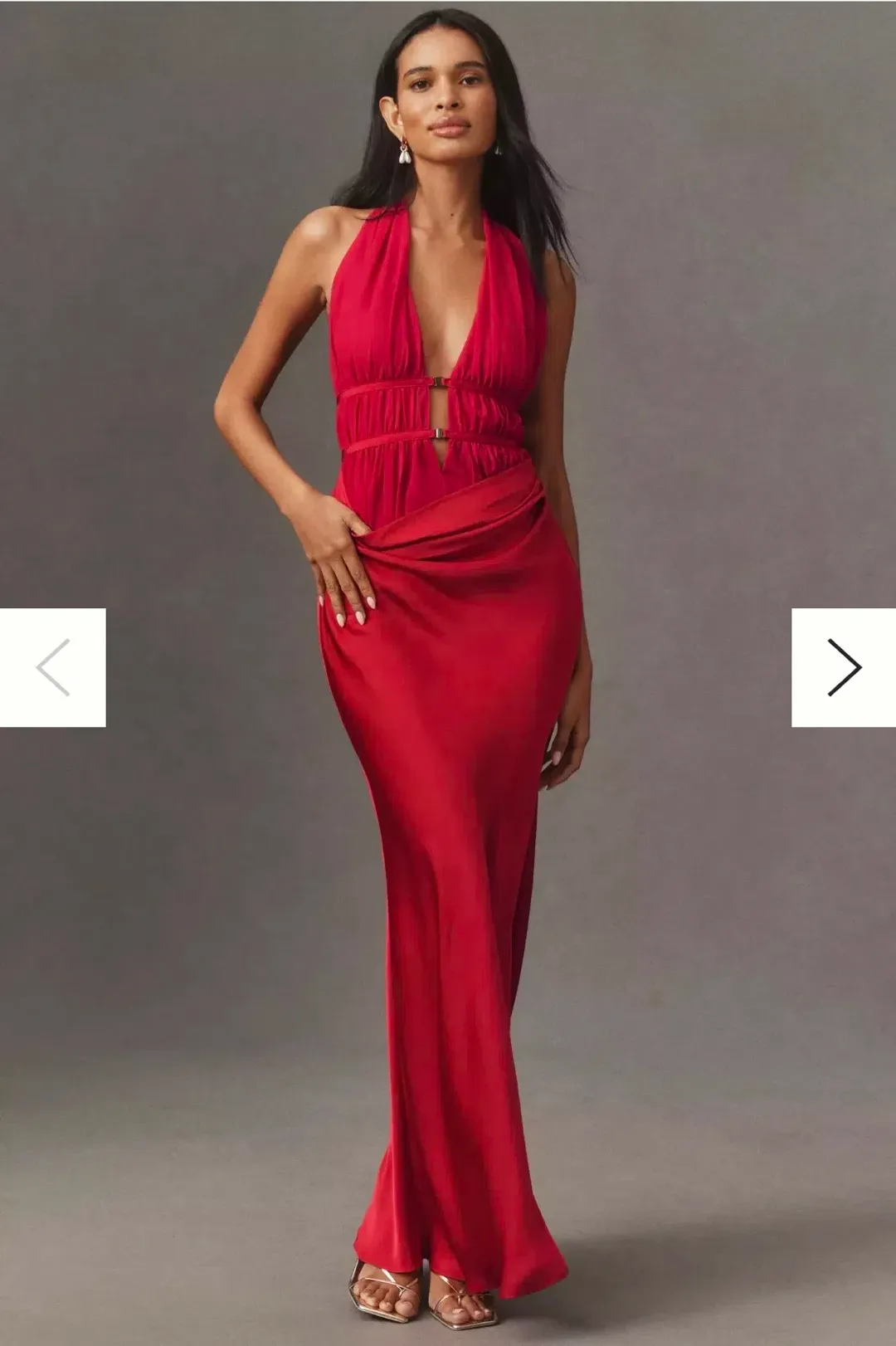 Misha CELINE SATIN DRESS for rent on The Volte - main image