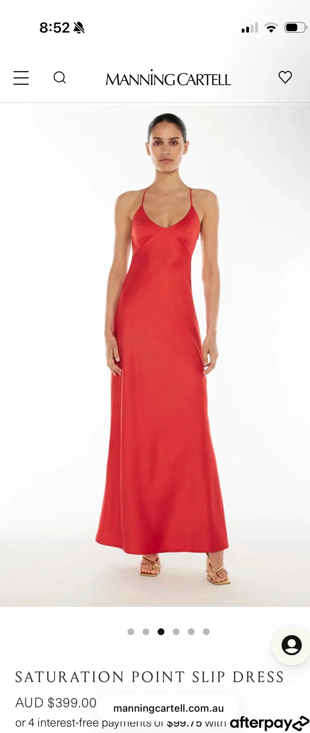 Manning Cartel Saturation Point Slip Dress for rent on The Volte - main image