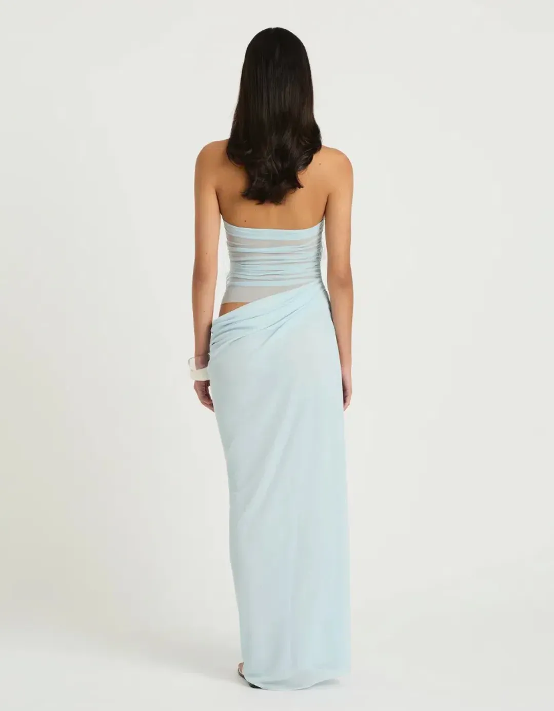 Benni Florence maxi dress in aqua size 10 for rent on The Volte - main image