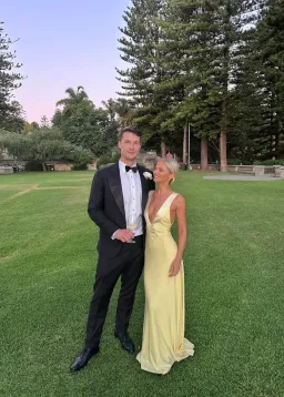 Ance Gria Rosa Gown Yellow/Lemon size XS for rent on The Volte - image 9