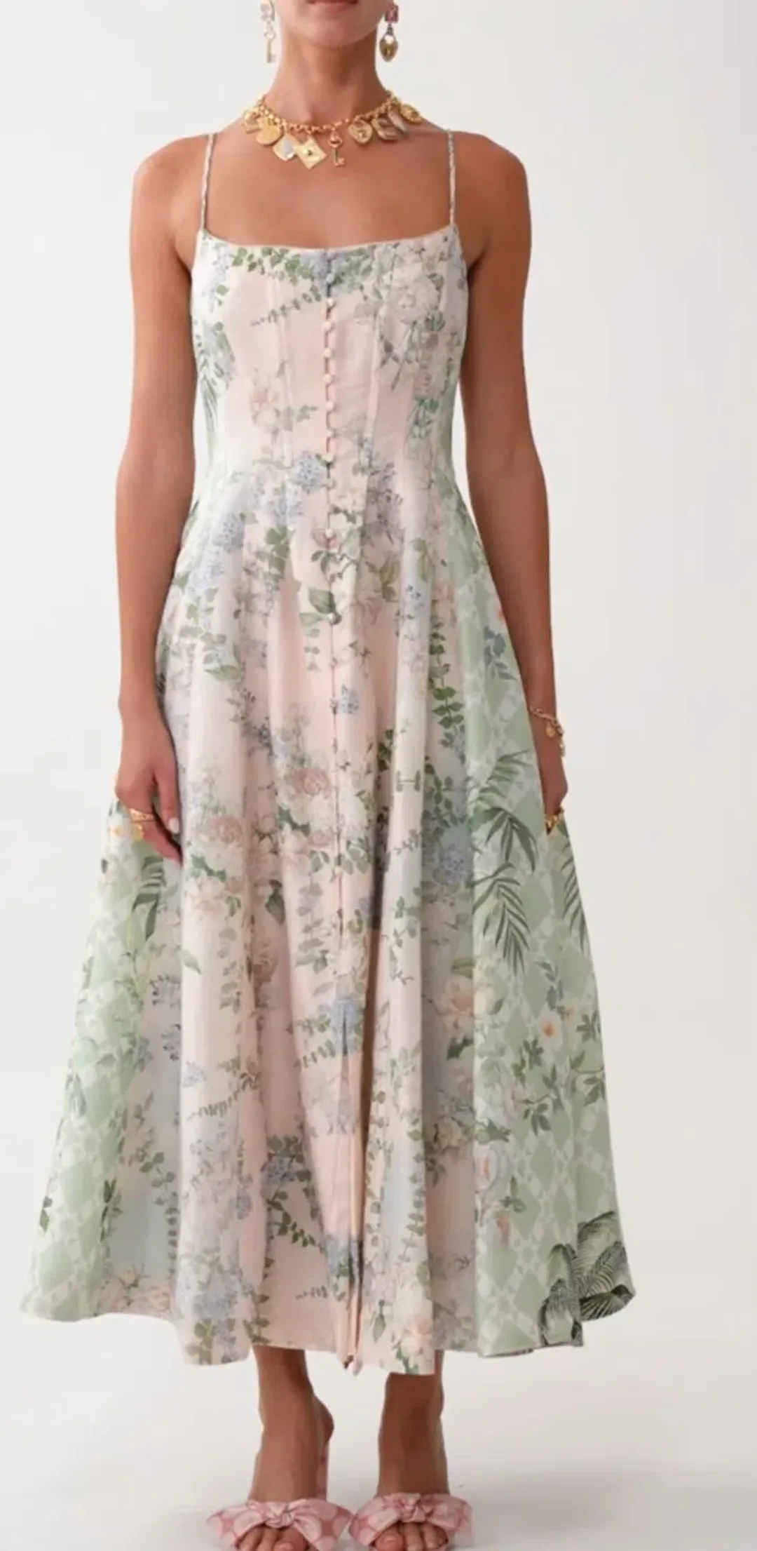 Camilla Palacio playground corset dress Size M for rent on The Volte - main image