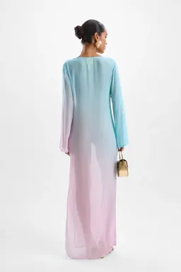 CIN CIN HOTLINE MOONSTONE MAXI DRESS GELATO SIZE 8 for rent on The Volte - image 3