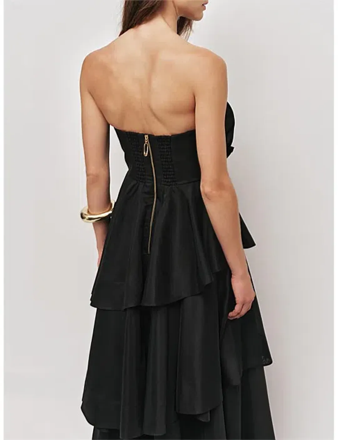 AJE Selestia Gown Black 8 for rent on The Volte - main image