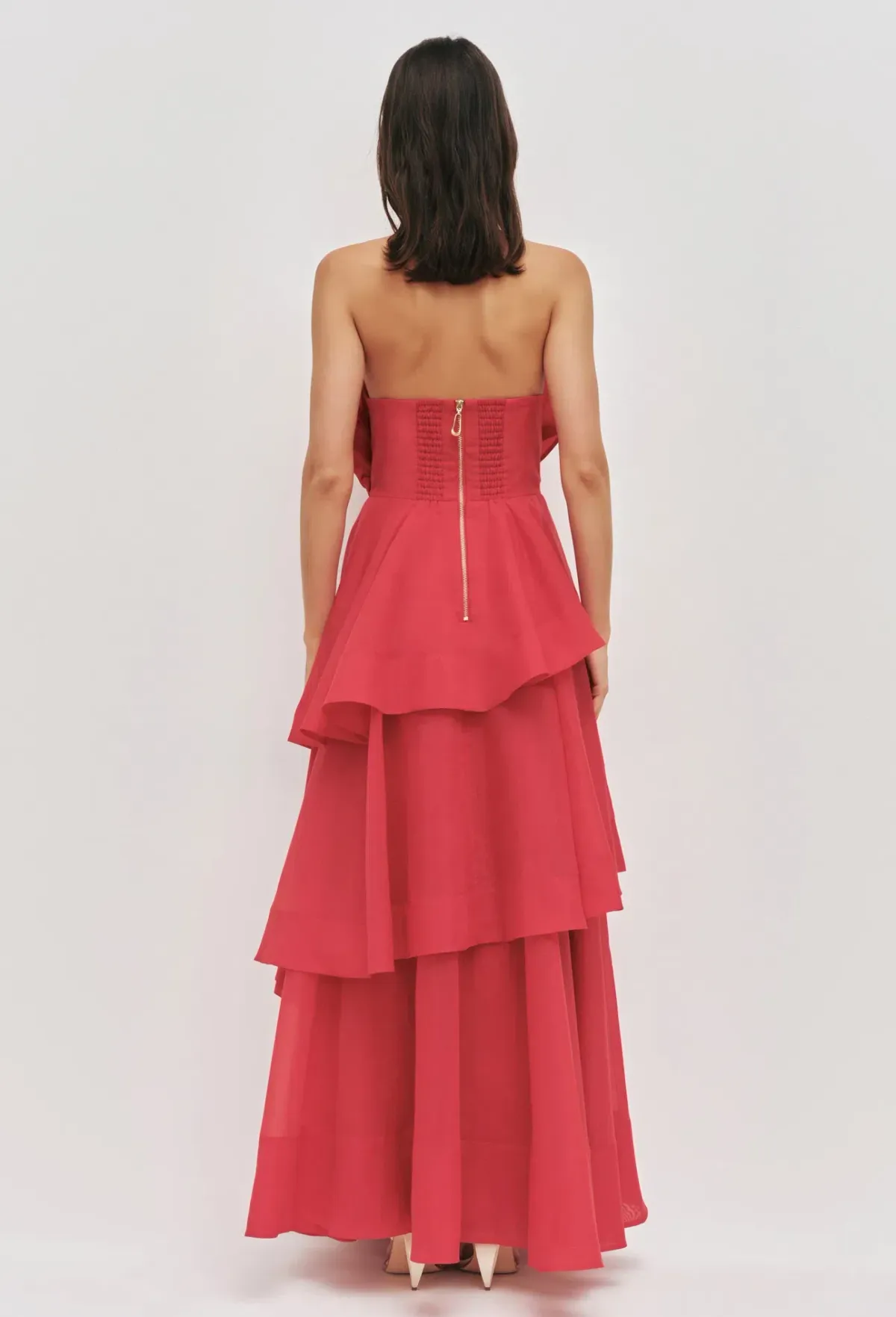 AJE Selestia Gown Red 10 for rent on The Volte - main image