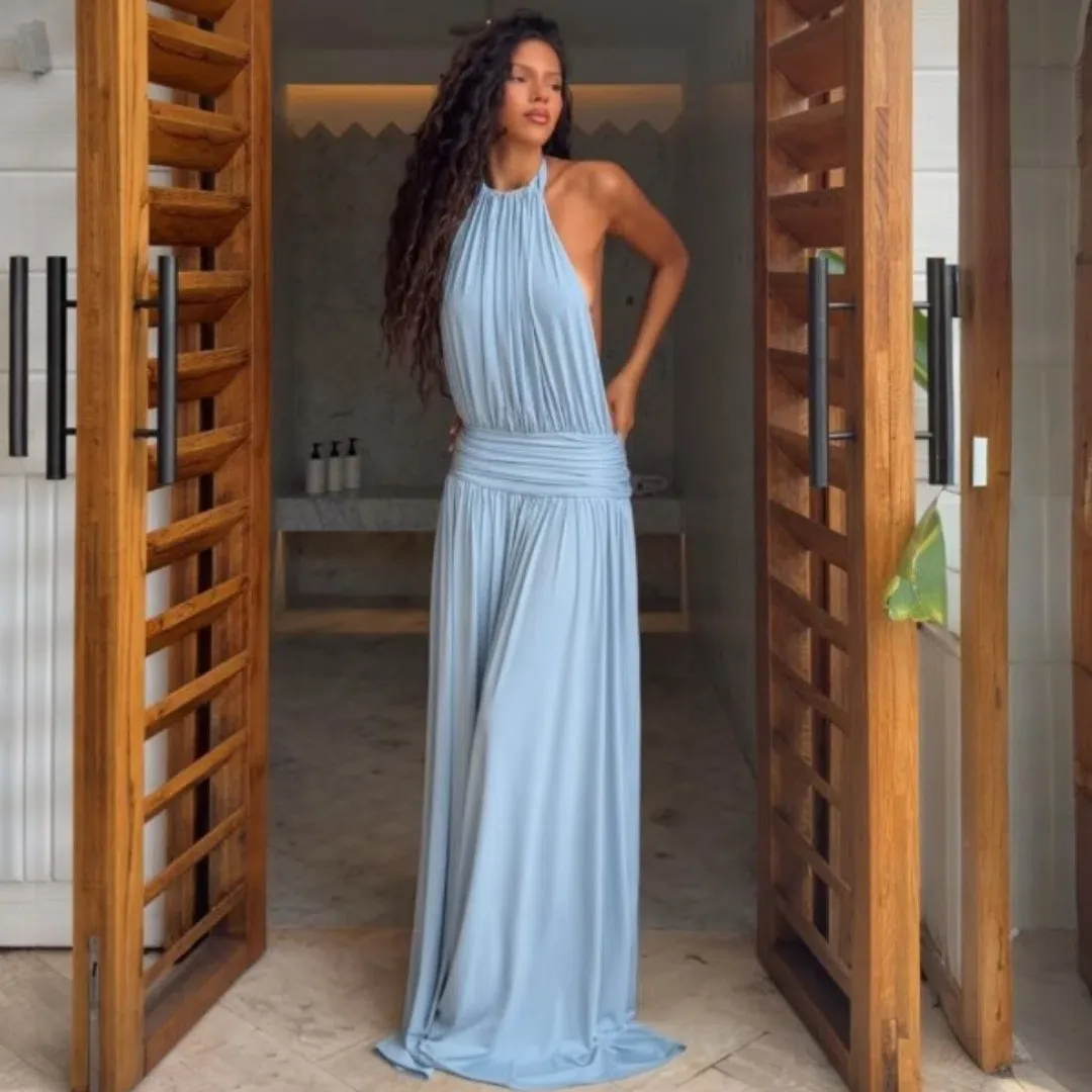 ARCINA ORI Santina Dress Sky Size Small for rent on The Volte - main image