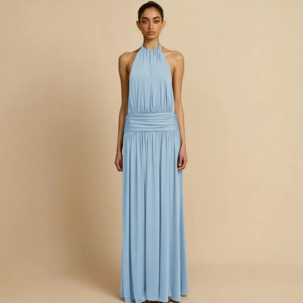 ARCINA ORI Santina Dress Sky Size Medium for rent on The Volte - main image