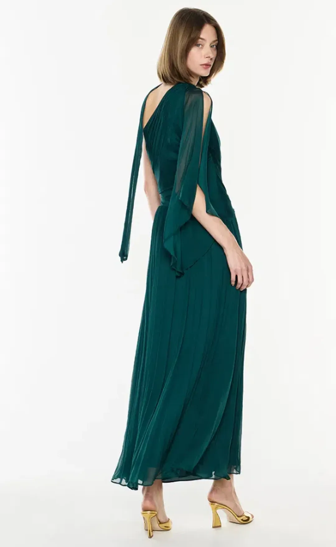 Manning Cartell Love Language Dress Emerald Green Size 6 for rent on The Volte - main image