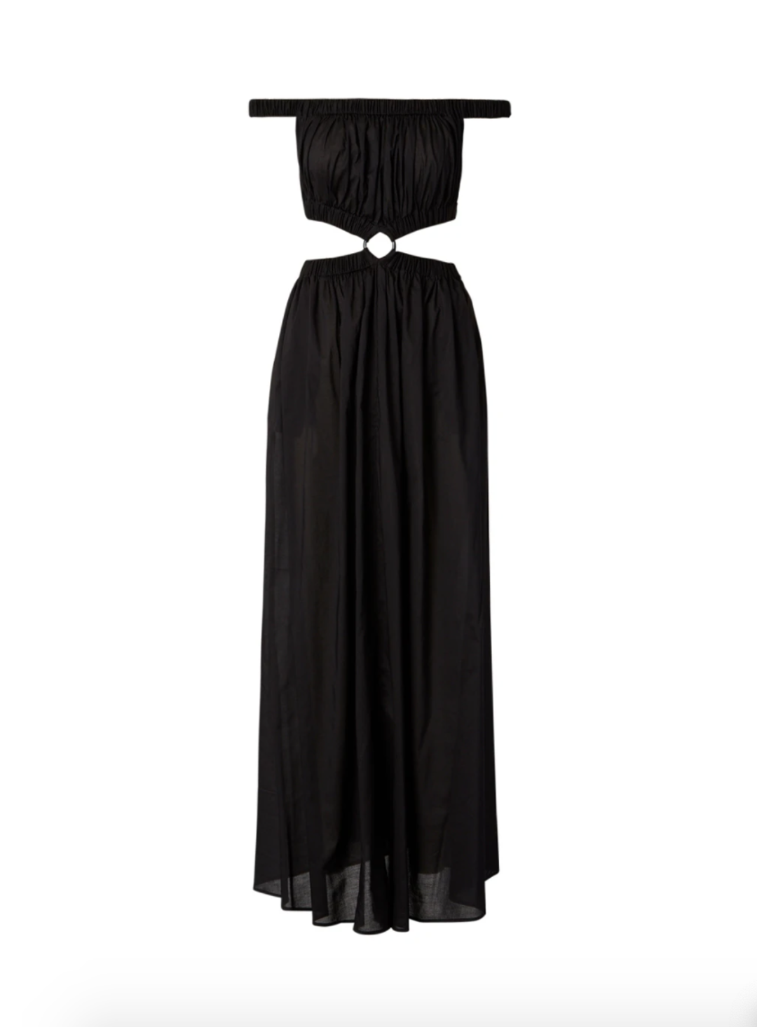 Scanlan Theodore Cotton Voile Ring Dress Black Size S / Au 8 for rent on The Volte - main image