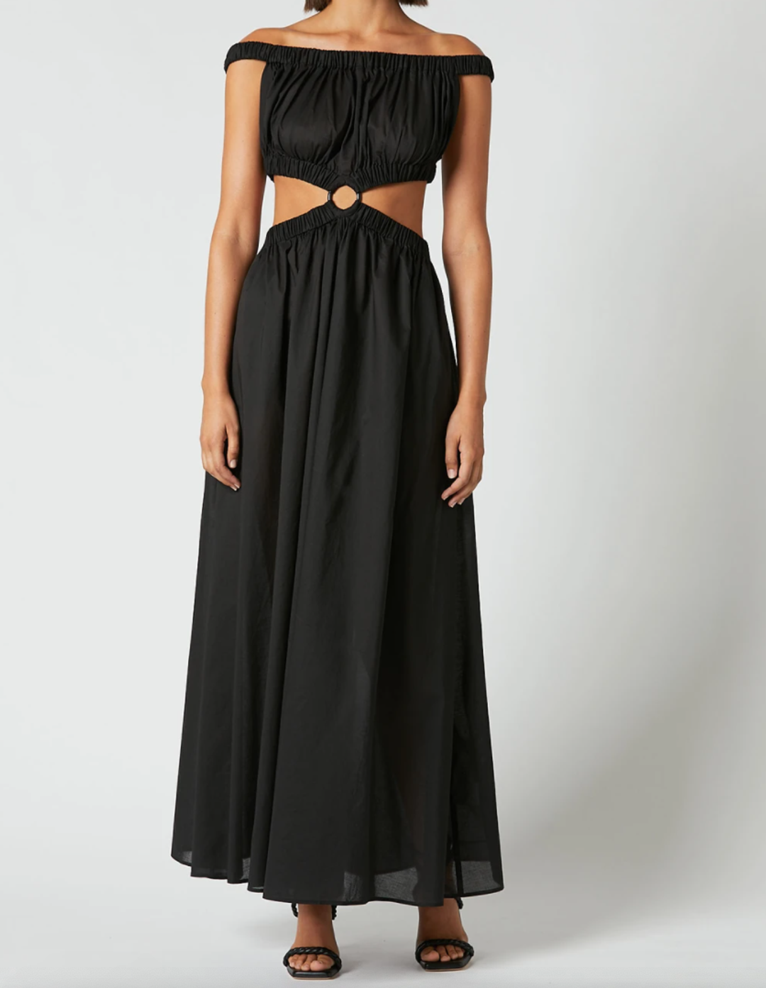 Scanlan Theodore Cotton Voile Ring Dress Black Size S / Au 8 for rent on The Volte - main image
