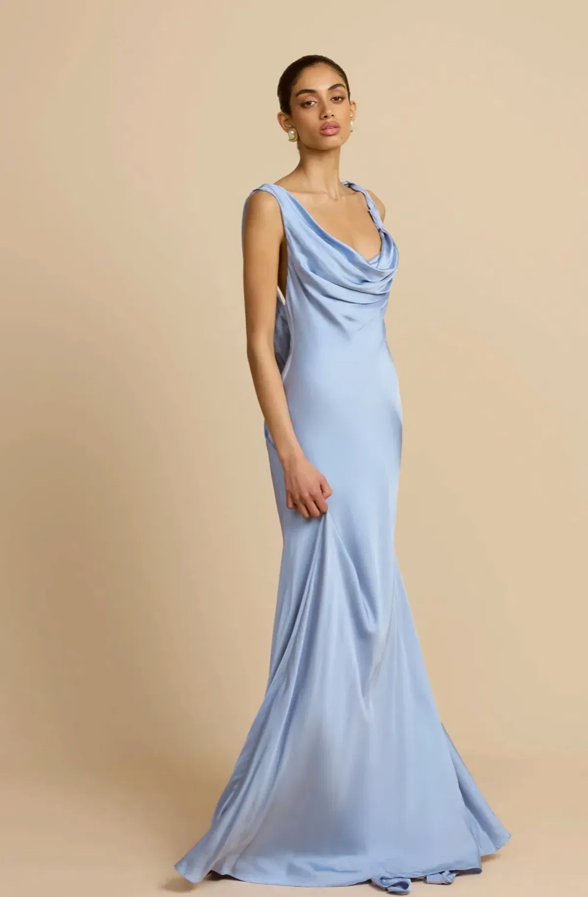 Arcina Ori  Darcy Gown Blue XS for rent on The Volte - main image