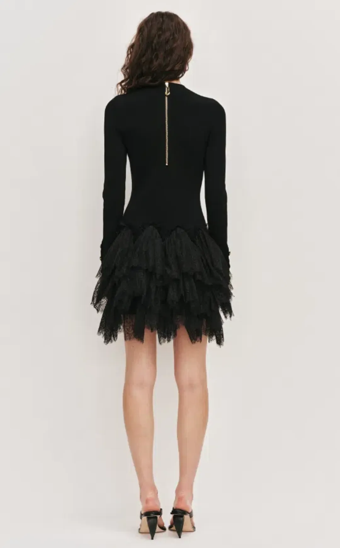 AJE Thalia Knit Mini Dress Size S for rent on The Volte - main image