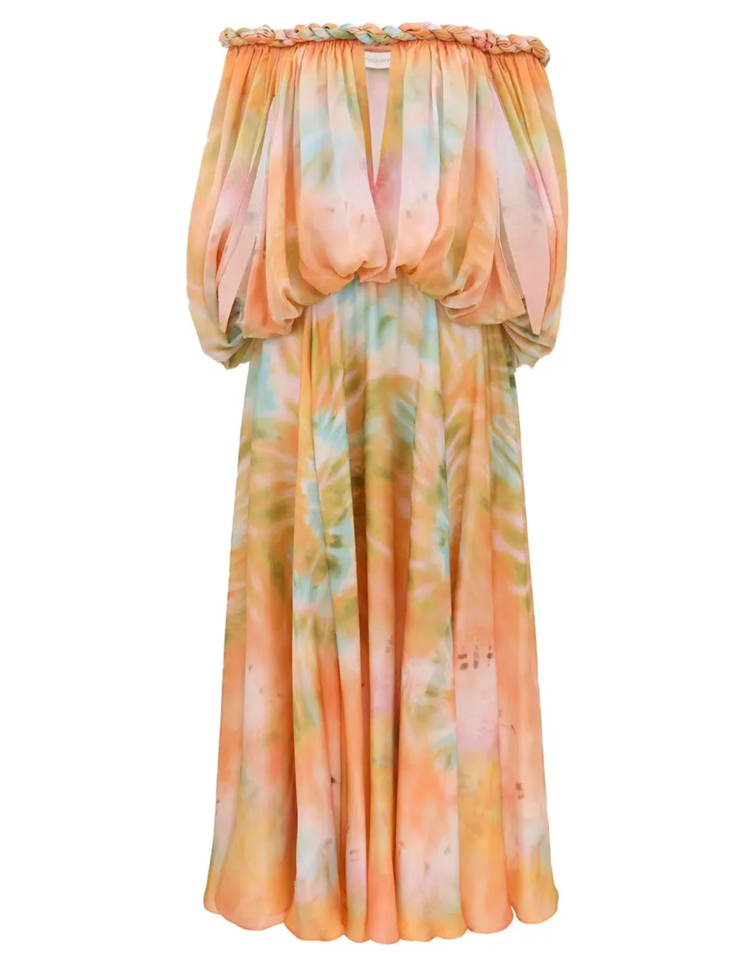 ZIMMERMANN LUNA TWIST BILLOW GOWN SIZE 4 for rent on The Volte - main image