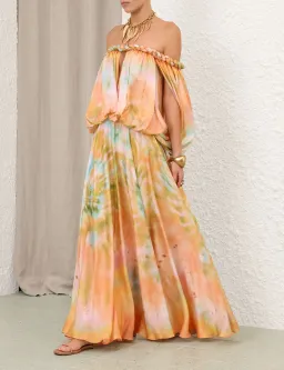 ZIMMERMANN LUNA TWIST BILLOW GOWN SIZE 4 for rent on The Volte - image 5