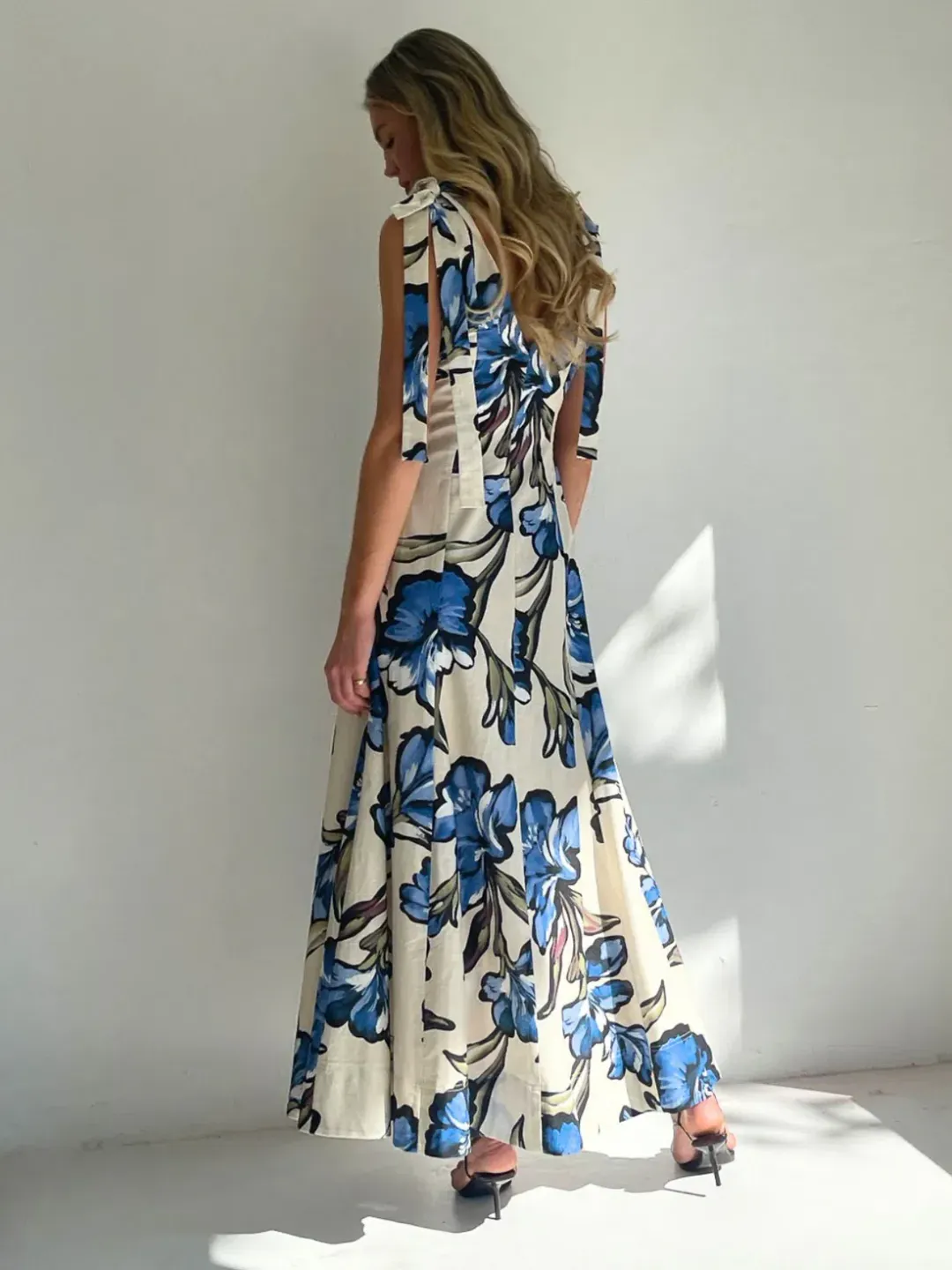 By Nicola Adeline Maxi Dress size 10 Wakiki Floral for rent on The Volte - main image