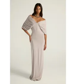 Ance Gria Neve Maxi Dress Silver Grey Size XS/AU 6 for rent on The Volte - image 1