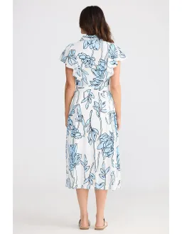 Brave + True Marigold Dress M Coastal Bloom for rent on The Volte - image 4