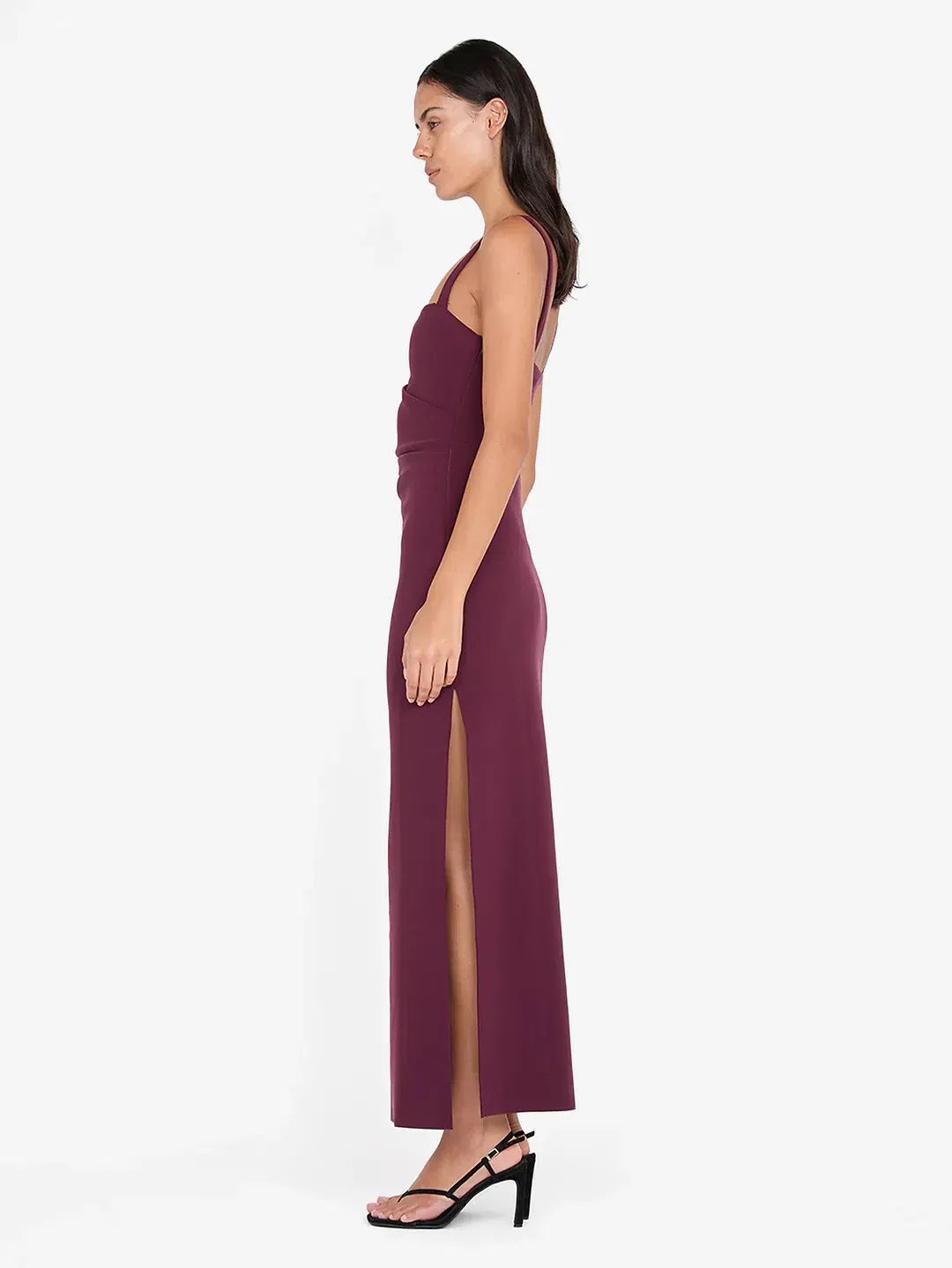 BEC & BRIDGE LEORA MAXI / PLUM / SIZE 16 for rent on The Volte - main image