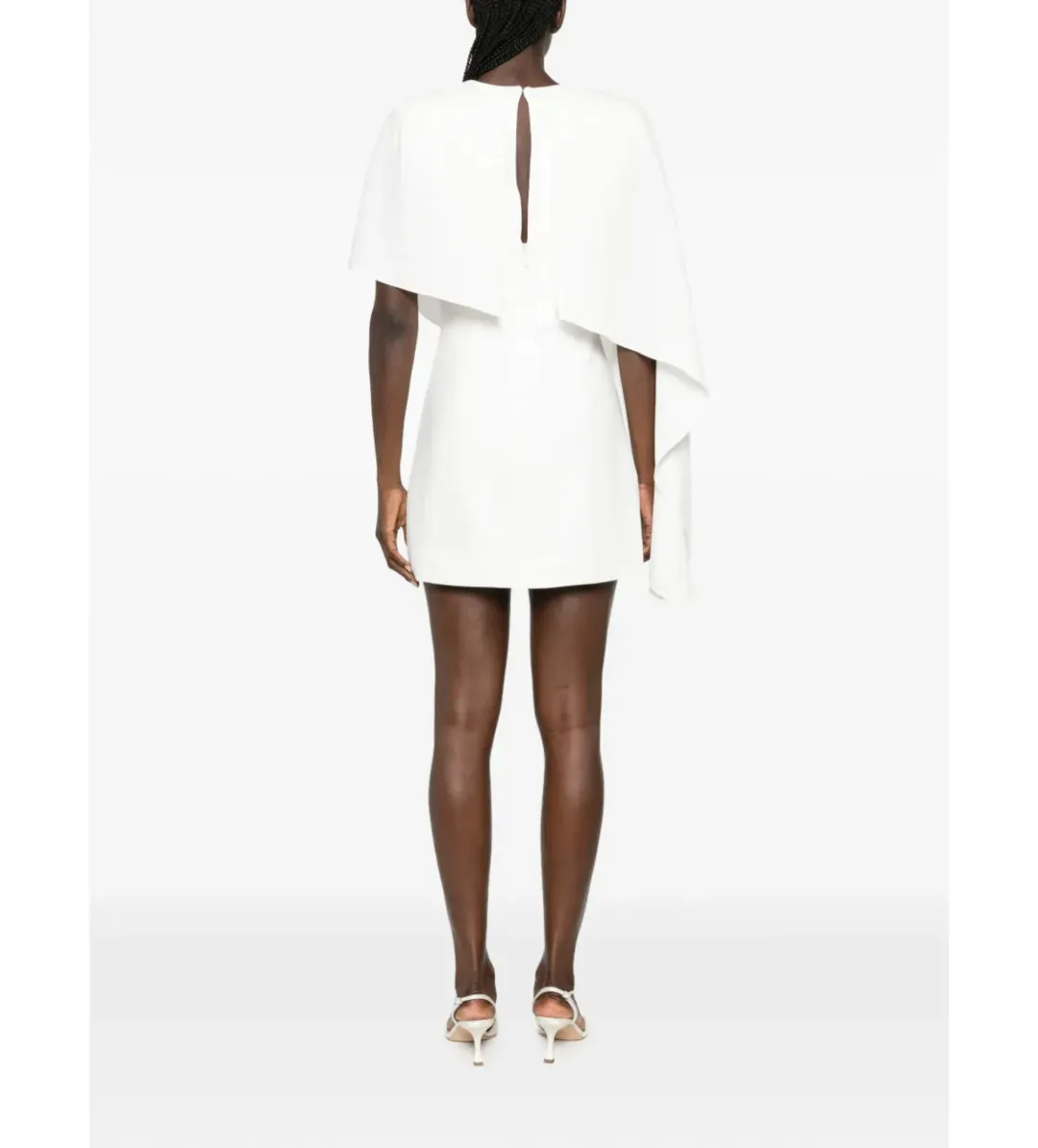 Rachel Gilbert Amari Mini Dress in Ivory Size 2/AU10 for rent on The Volte - main image