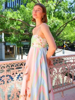 Aston Studio Rue Dress in Hana Multi Size 8 for rent on The Volte - image 5