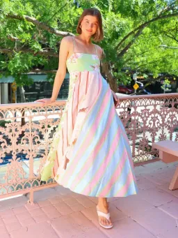 Aston Studio Rue Dress in Hana Multi Size 8 for rent on The Volte - image 6