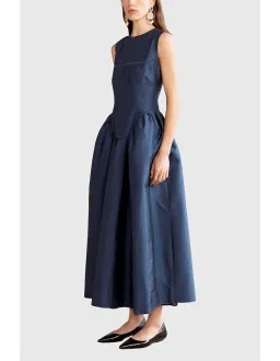 Lovaan Studios Wilma Midi Dress Size 12 Steel for rent on The Volte - image 2