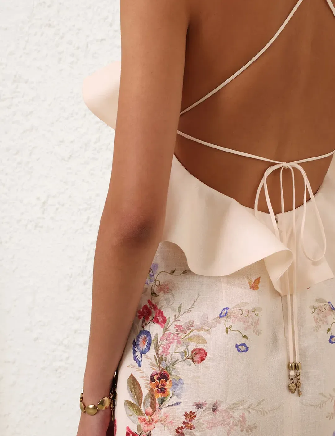 Zimmermann Patience Frill Midi Dress for rent on The Volte - main image