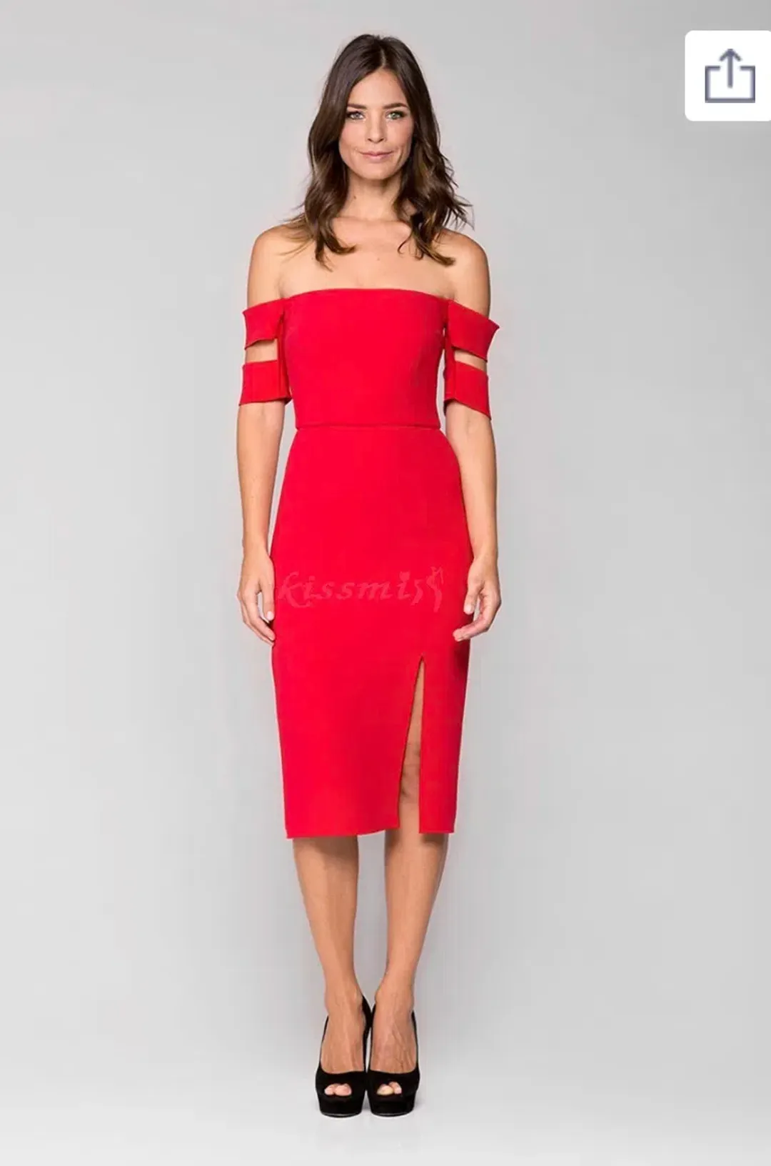 Yeojin Bae Dasha Red Dress Size 10 for rent on The Volte - main image