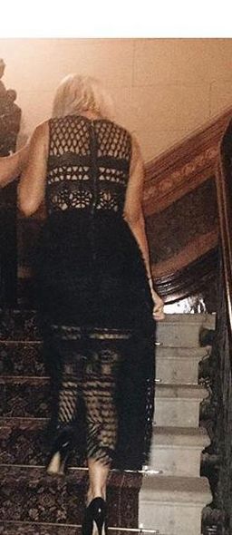 Sheike black Amelia lace dress size 8 for rent on The Volte - image 2