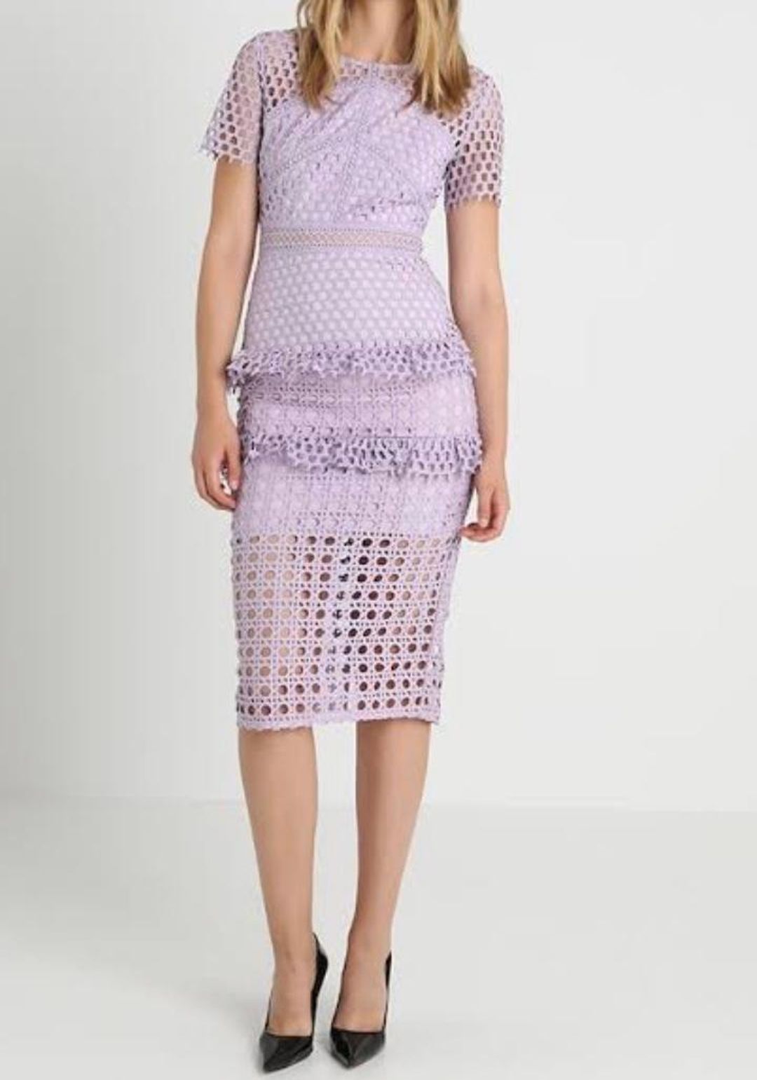 Mossman - The Mirror Image Midi Dress size 12 for rent on The Volte - main image
