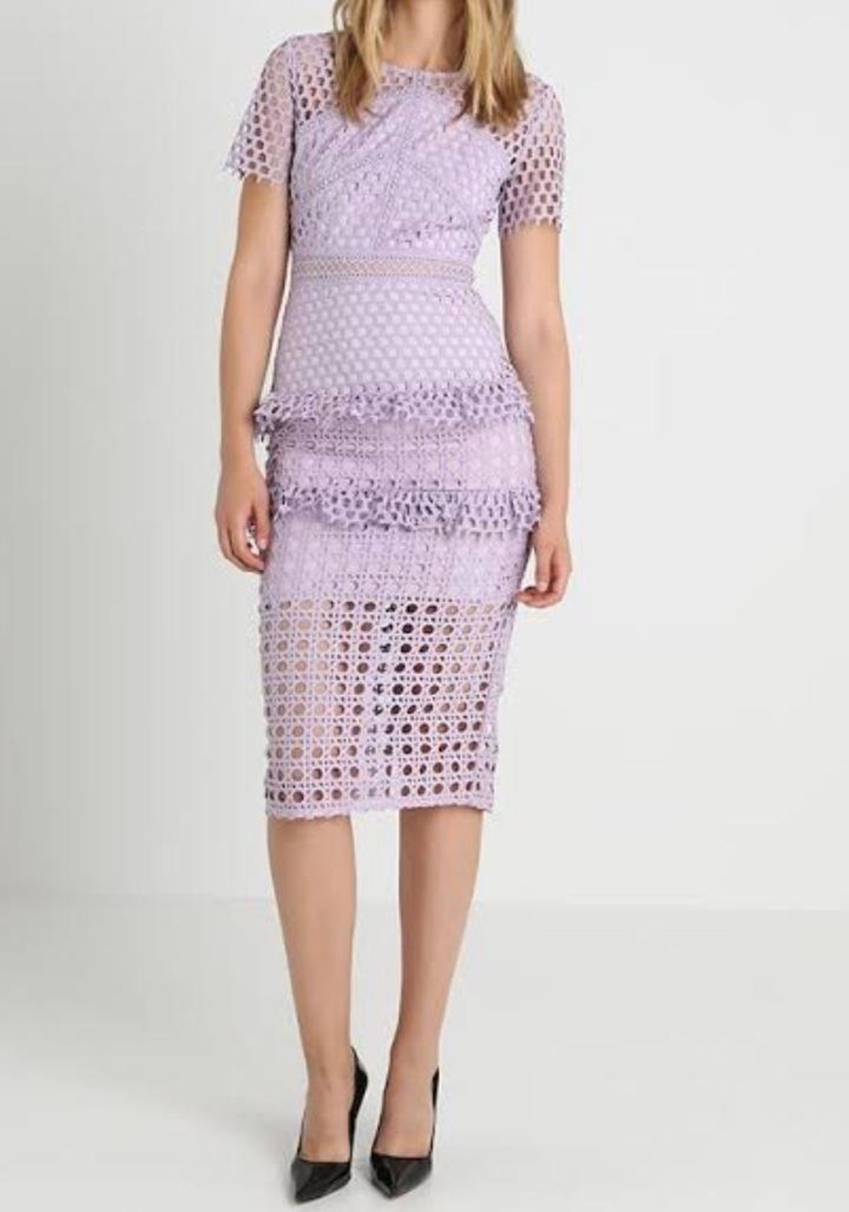 Mossman - The Mirror Image Midi Dress size 12 for rent on The Volte - main image