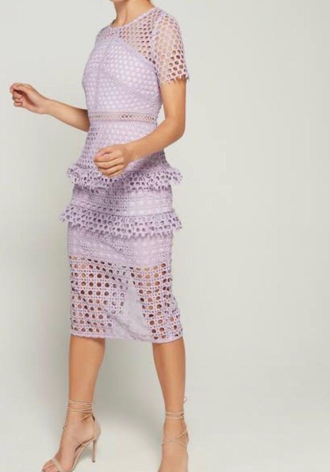 Mossman - The Mirror Image Midi Dress size 12 for rent on The Volte - main image