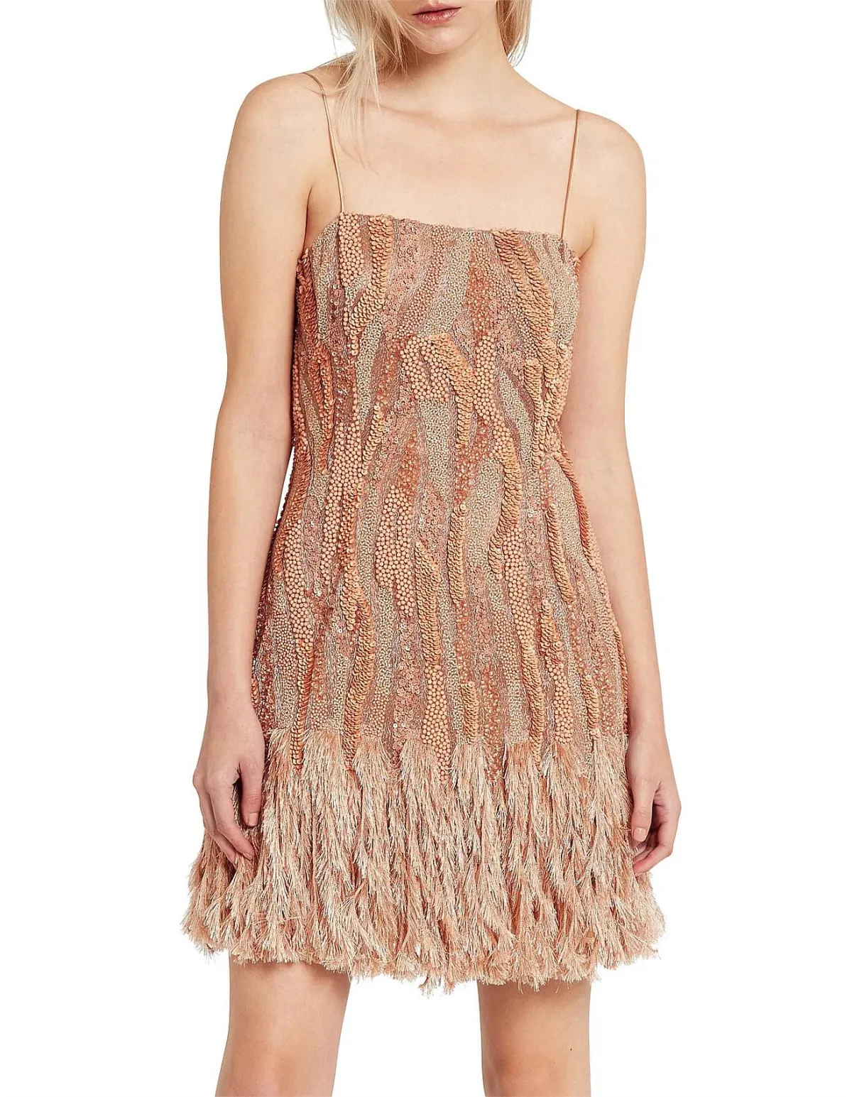 Aje Cassidy Dress Sequin Size 10 for rent on The Volte - main image