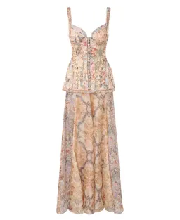 Zimmermann Rebellion Corded Maxi Dress Size 0/ AUS 8 for rent on The Volte - image 4