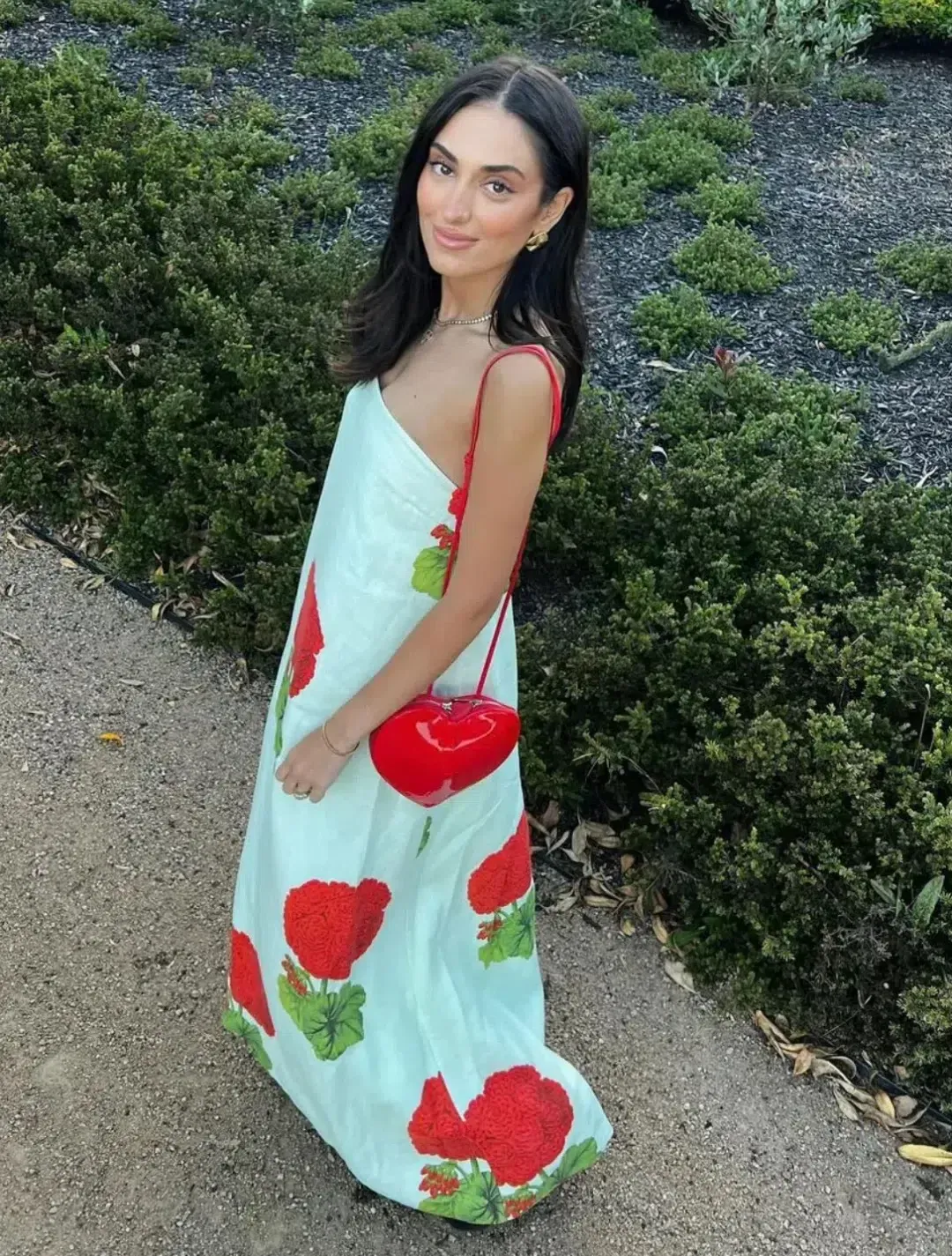 OROTON Posie Geranium Print Gown Size 14 AU for rent on The Volte - main image
