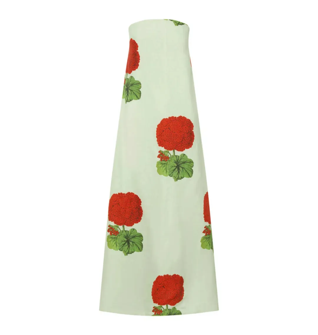 OROTON Posie Geranium Print Gown Size 14 AU for rent on The Volte - main image