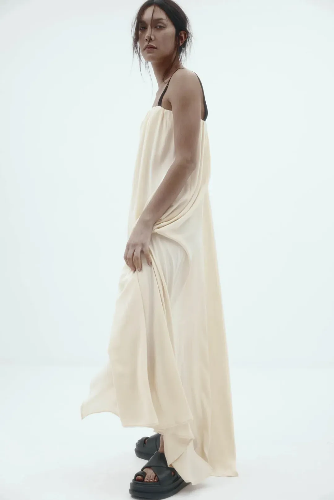 HARRIS TAPPER Bogart Dress Vanilla Silk 8 AU for rent on The Volte - main image