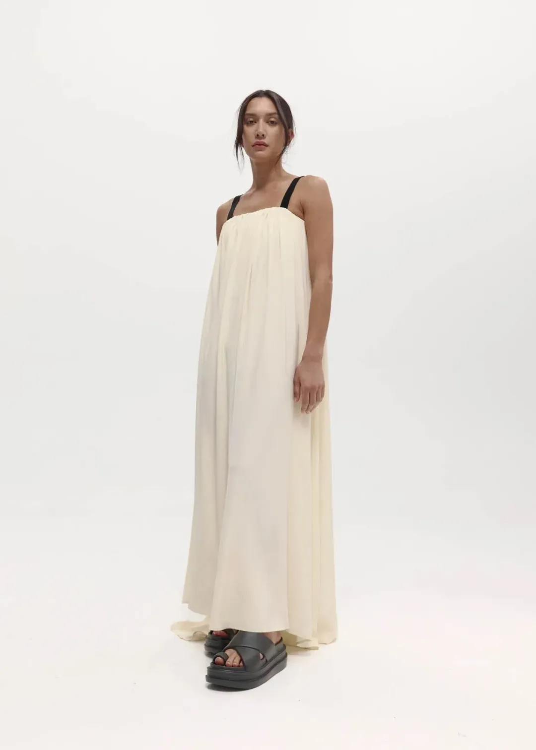 HARRIS TAPPER Bogart Dress Vanilla Silk 8 AU for rent on The Volte - main image