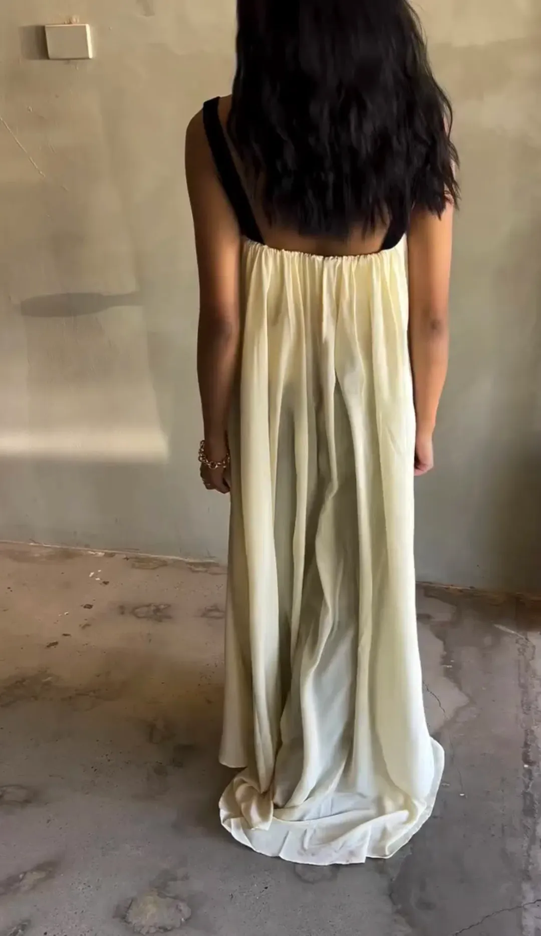 HARRIS TAPPER Bogart Dress Vanilla Silk 8 AU for rent on The Volte - main image