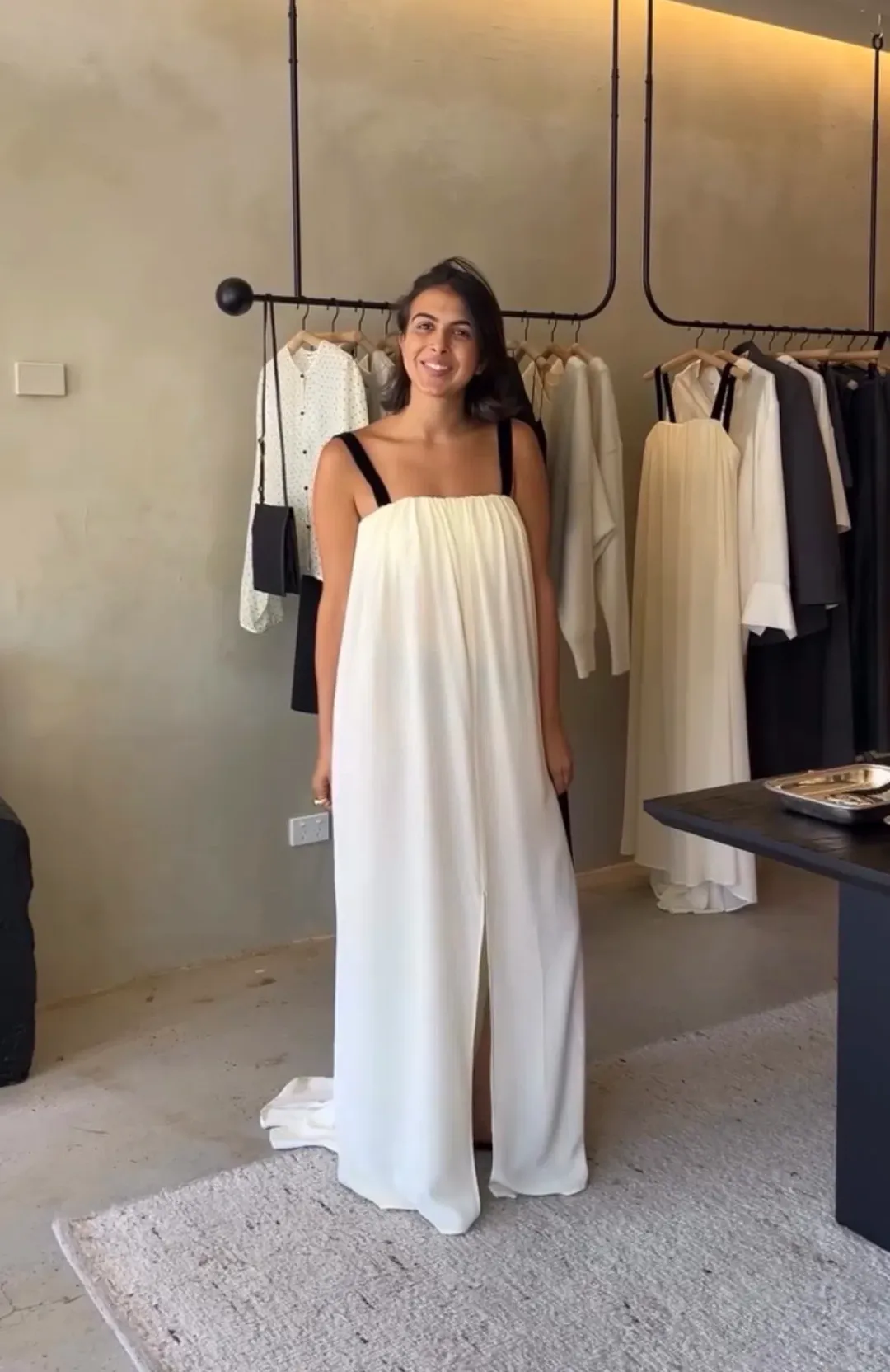 HARRIS TAPPER Bogart Dress Vanilla Silk 8 AU for rent on The Volte - main image