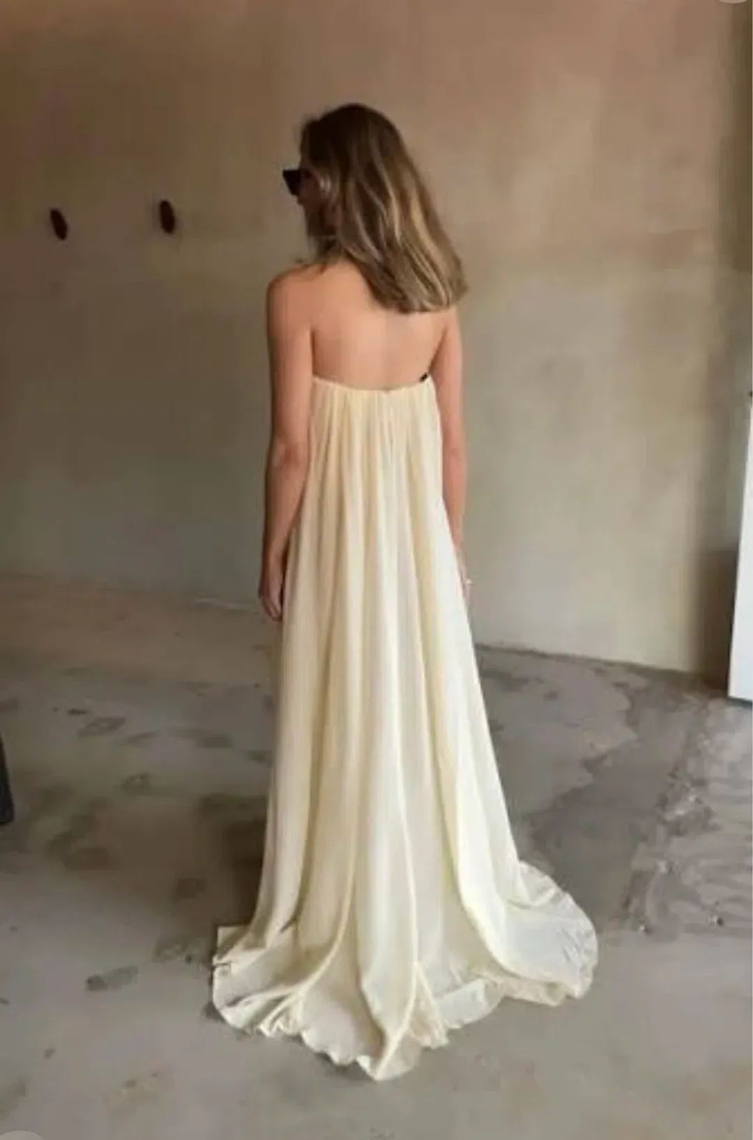 HARRIS TAPPER Bogart Dress Vanilla Silk 8 AU for rent on The Volte - main image