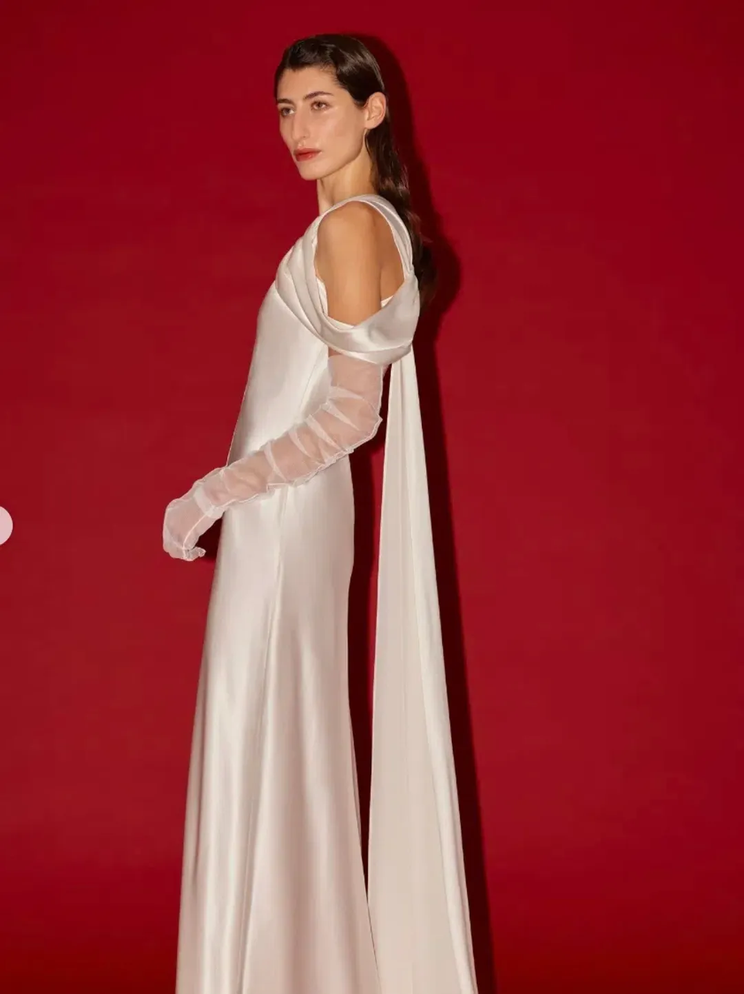 ACLER Ashbourne Gown Ivory Size 8 AU for rent on The Volte - main image