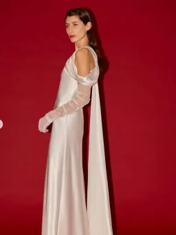 ACLER Ashbourne Gown Ivory Size 10 AU for rent on The Volte - image 1