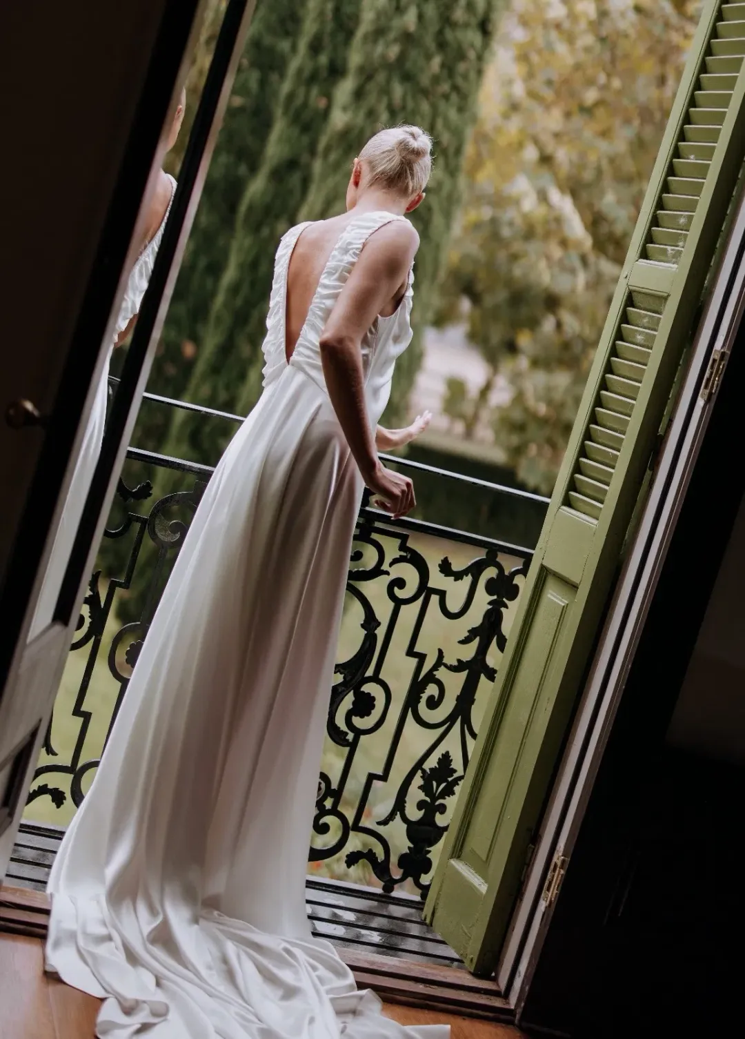 ACLER Patterson Gown Ivory 8 AU for rent on The Volte - main image