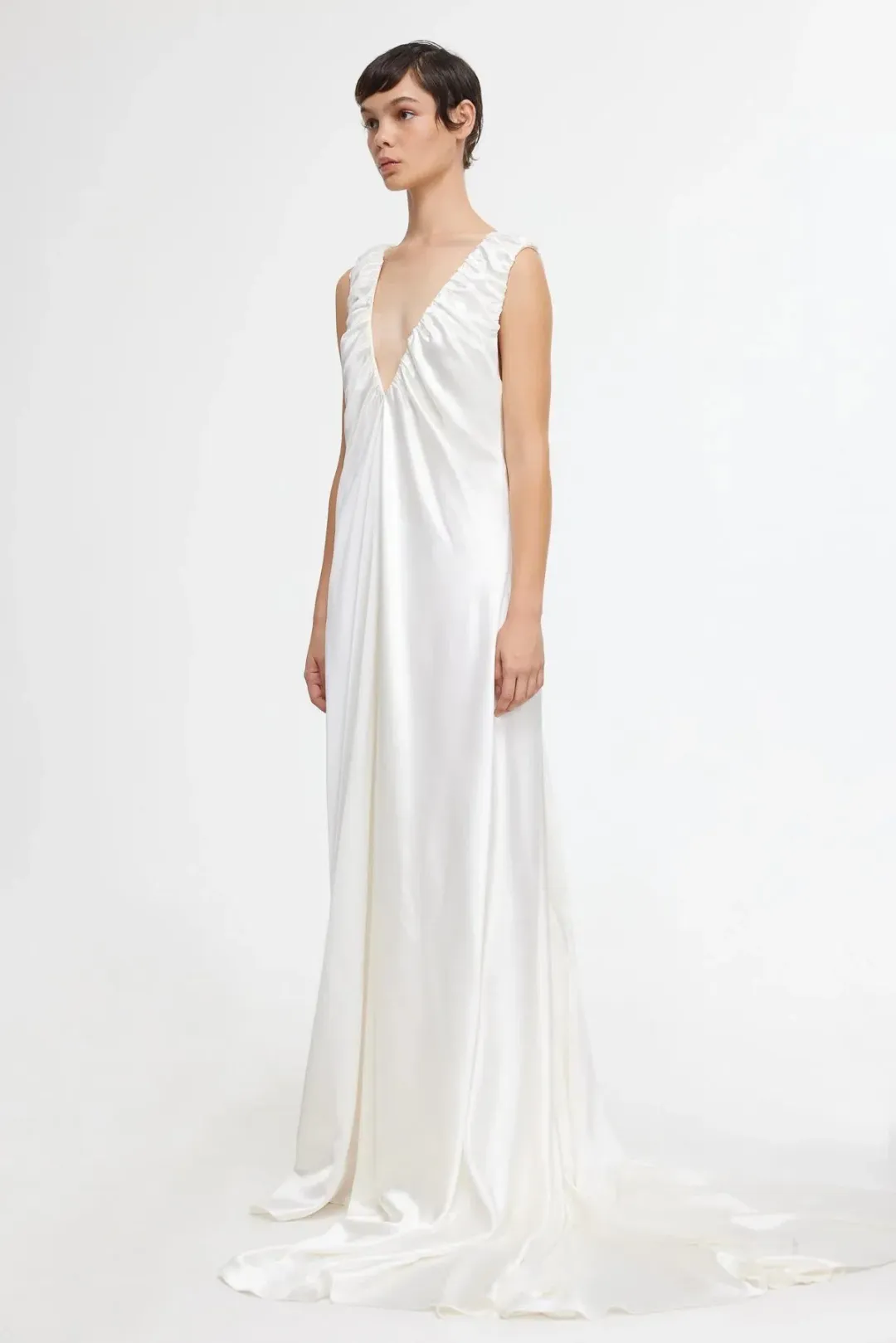 ACLER Patterson Gown Ivory 8 AU for rent on The Volte - main image