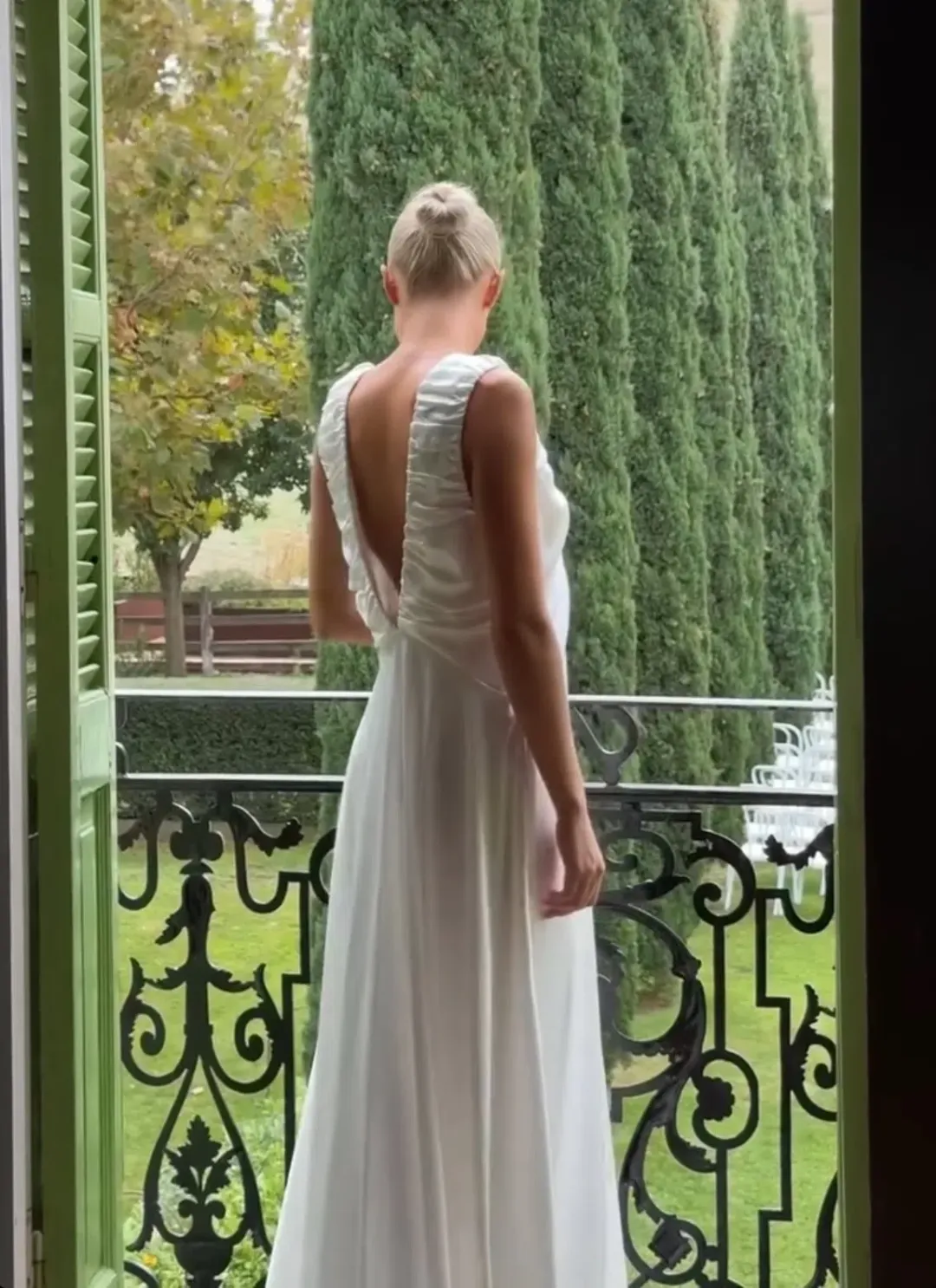 ACLER Patterson Gown Ivory 8 AU for rent on The Volte - main image