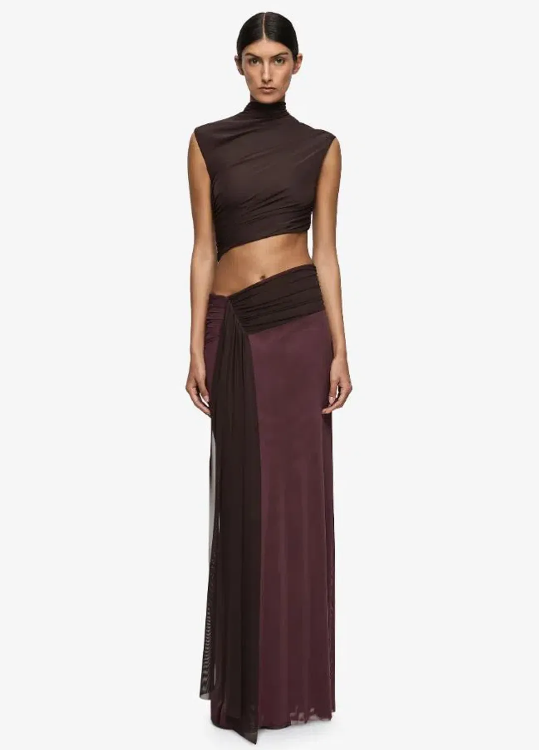 Bec and Bridge Conni Maxi in Dark Chocolate Size 6 for rent on The Volte - main image